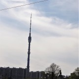 Останкинская башня пронзает облака