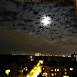 Злвещая Луна над Москвой